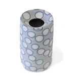 Mollie Bosworth, Silver Grey Vase with White Spots | Porcelain