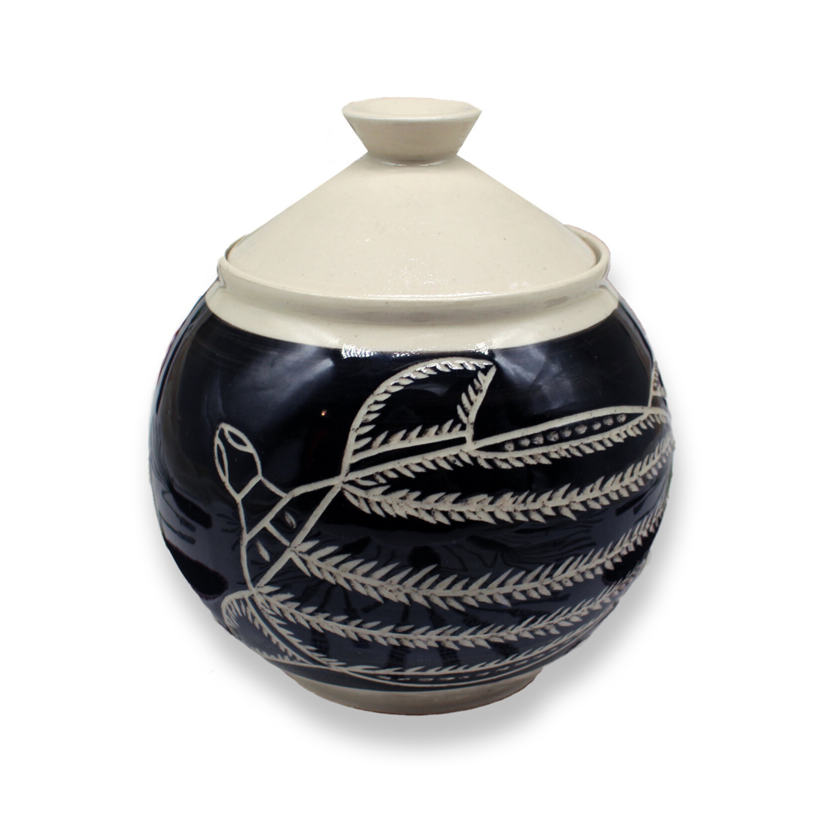 Christopher Harris, Handmade Canister with Lid | Yarrabah Arts Centre