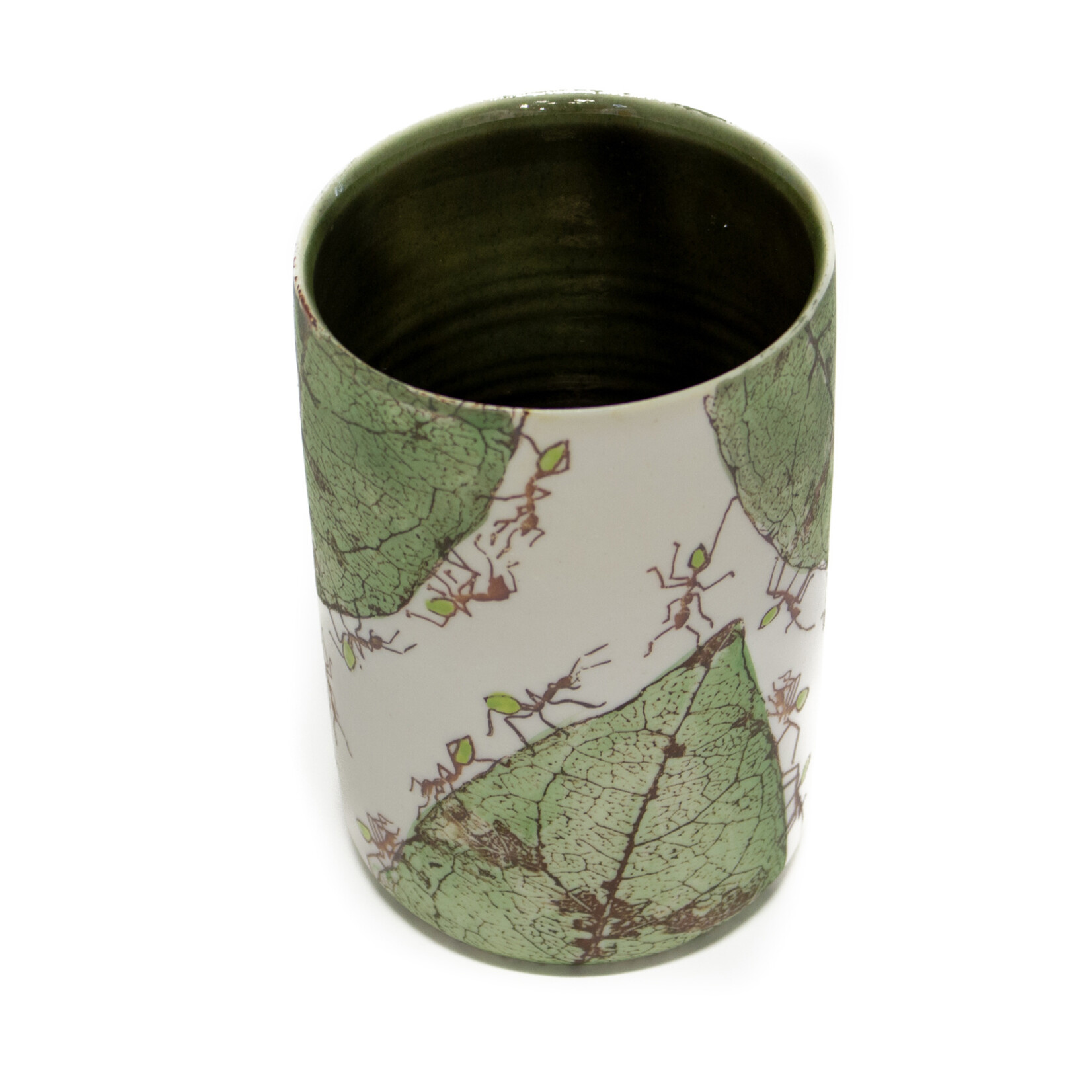 Mollie Bosworth, Green Ant Cylinder Vase