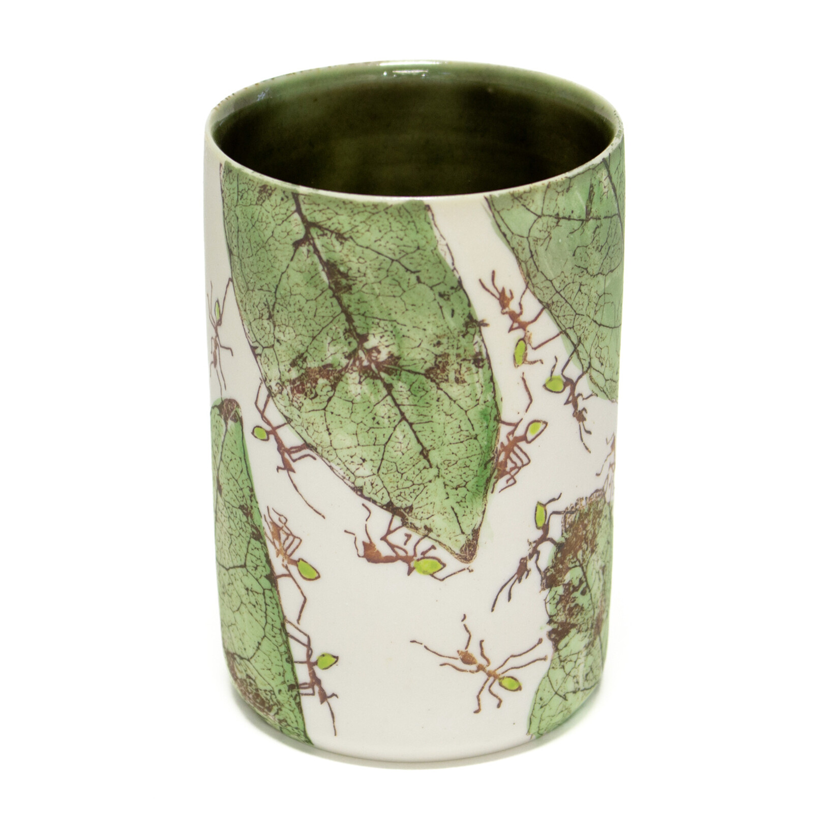 Mollie Bosworth, Green Ant Cylinder Vase