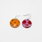 Handmade Earrings by Nicole Duyst Designs - Multi-Colour Circles