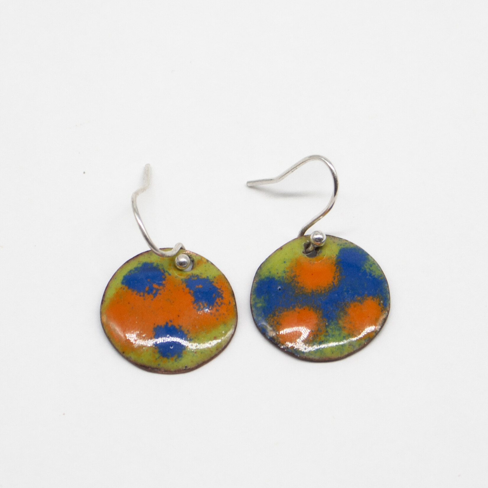 Handmade Earrings by Nicole Duyst Designs -  Multi-Colour Circles