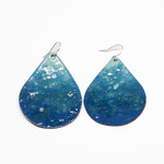 Handmade Earrings by Nicole Duyst Designs - Extra Large Turquoise Tear Drops