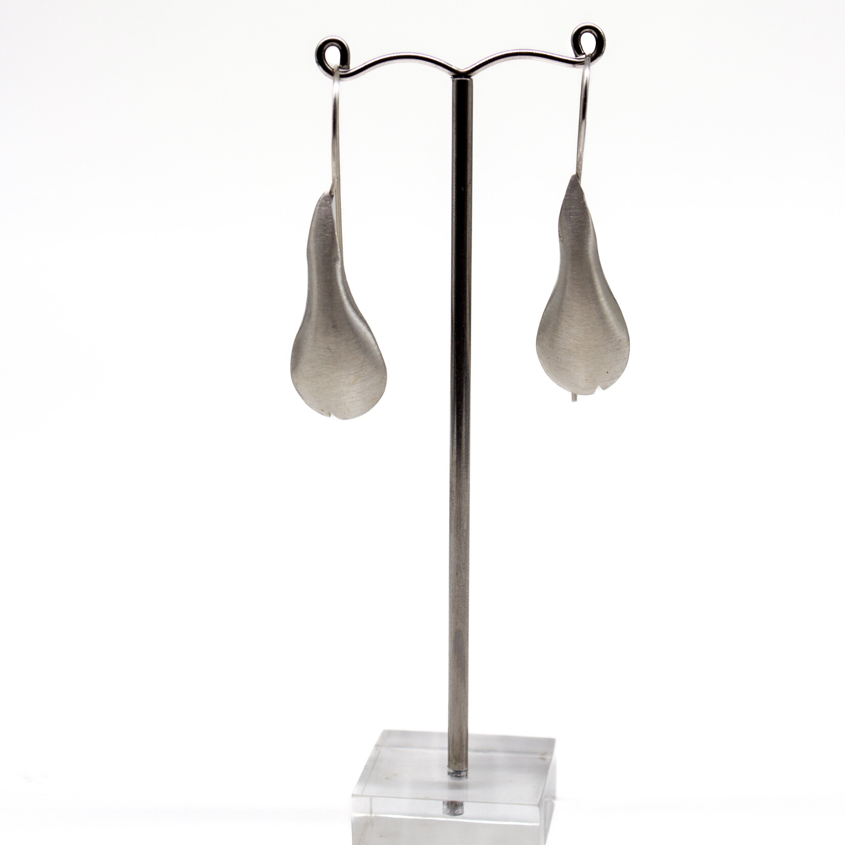 Handmade Earrings by Sarah Bourke – Sterling Silver Satin Pods