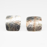 Handmade silver and gold earrings by Kate Hunter Designs