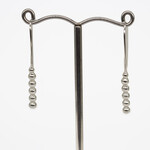 Handmade silver earrings by Kate Hunter Designs