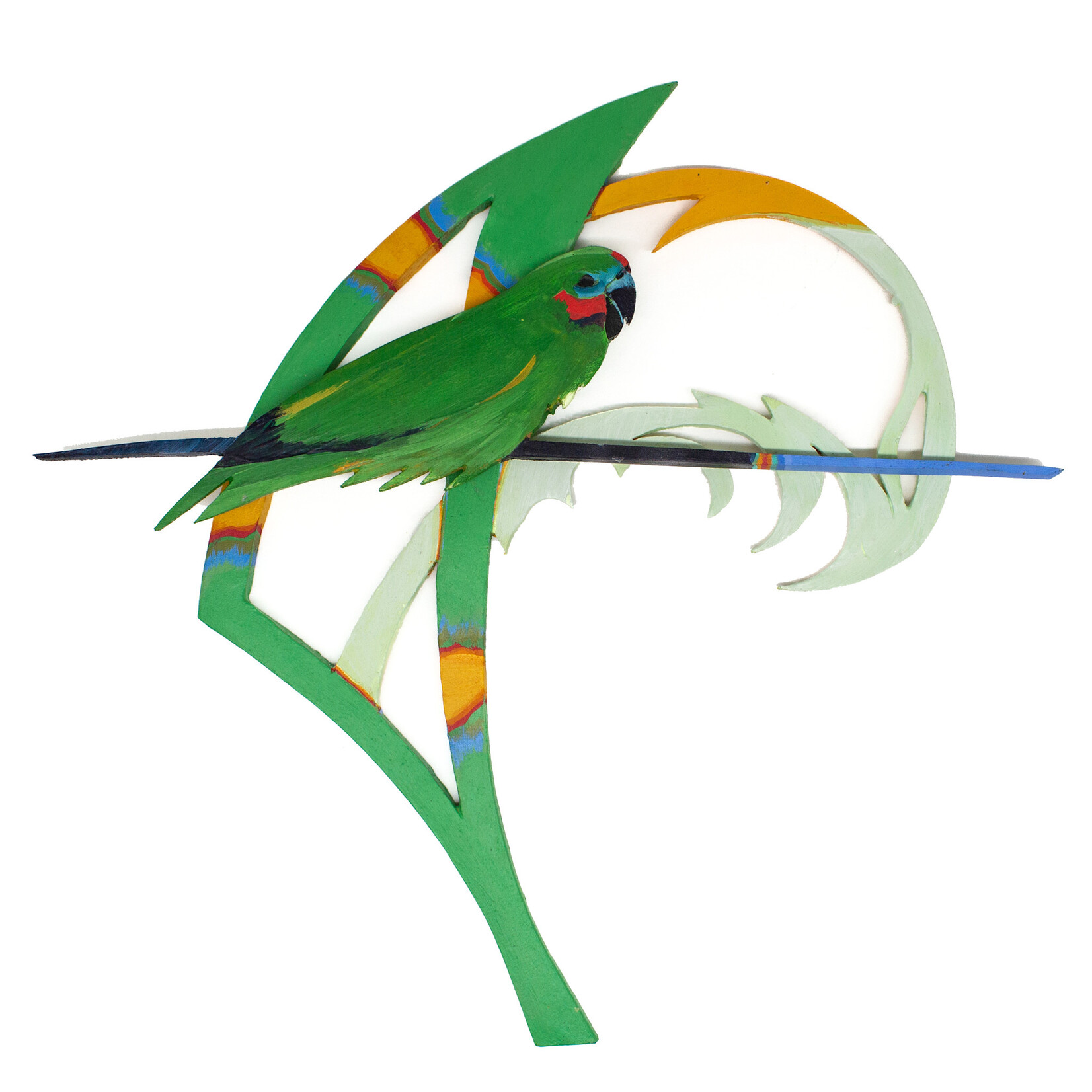 Roland Nancarrow, Double-Eyed Fig Parrott 2025 | Sculpture