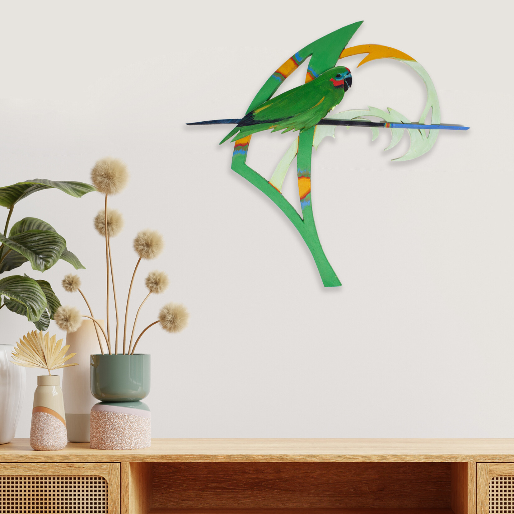 Roland Nancarrow, Double-Eyed Fig Parrott 2025 | Sculpture