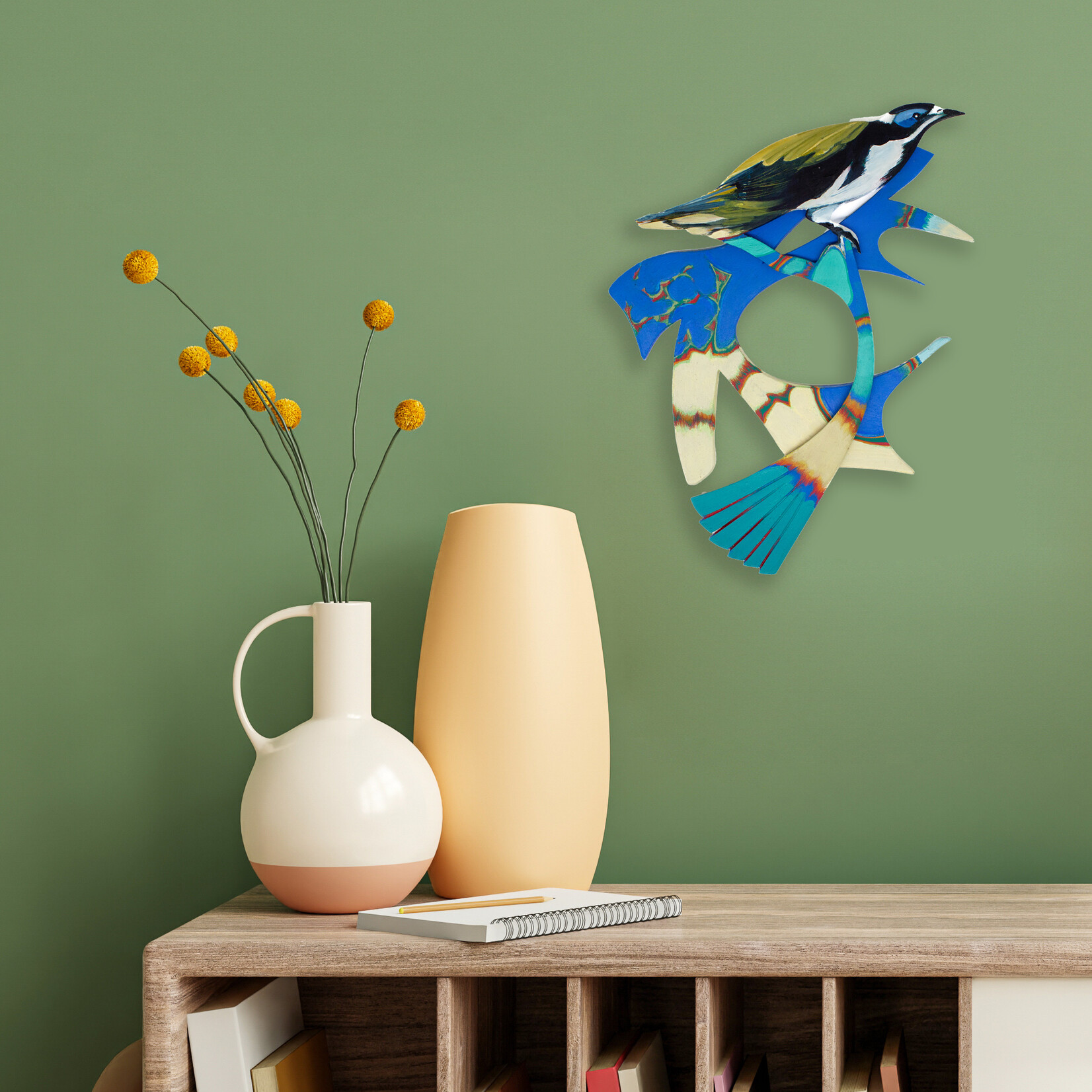 Roland Nancarrow, Blue Faced Honeyeater 2025 | Sculpture