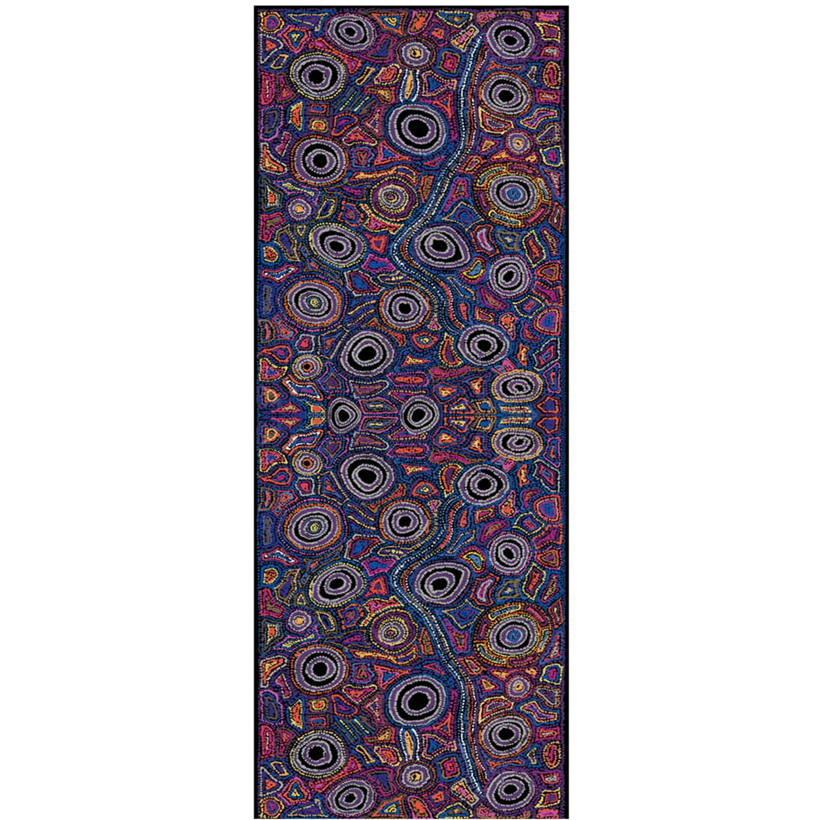 Mainie Merino Wool Scarf - Rock Pools