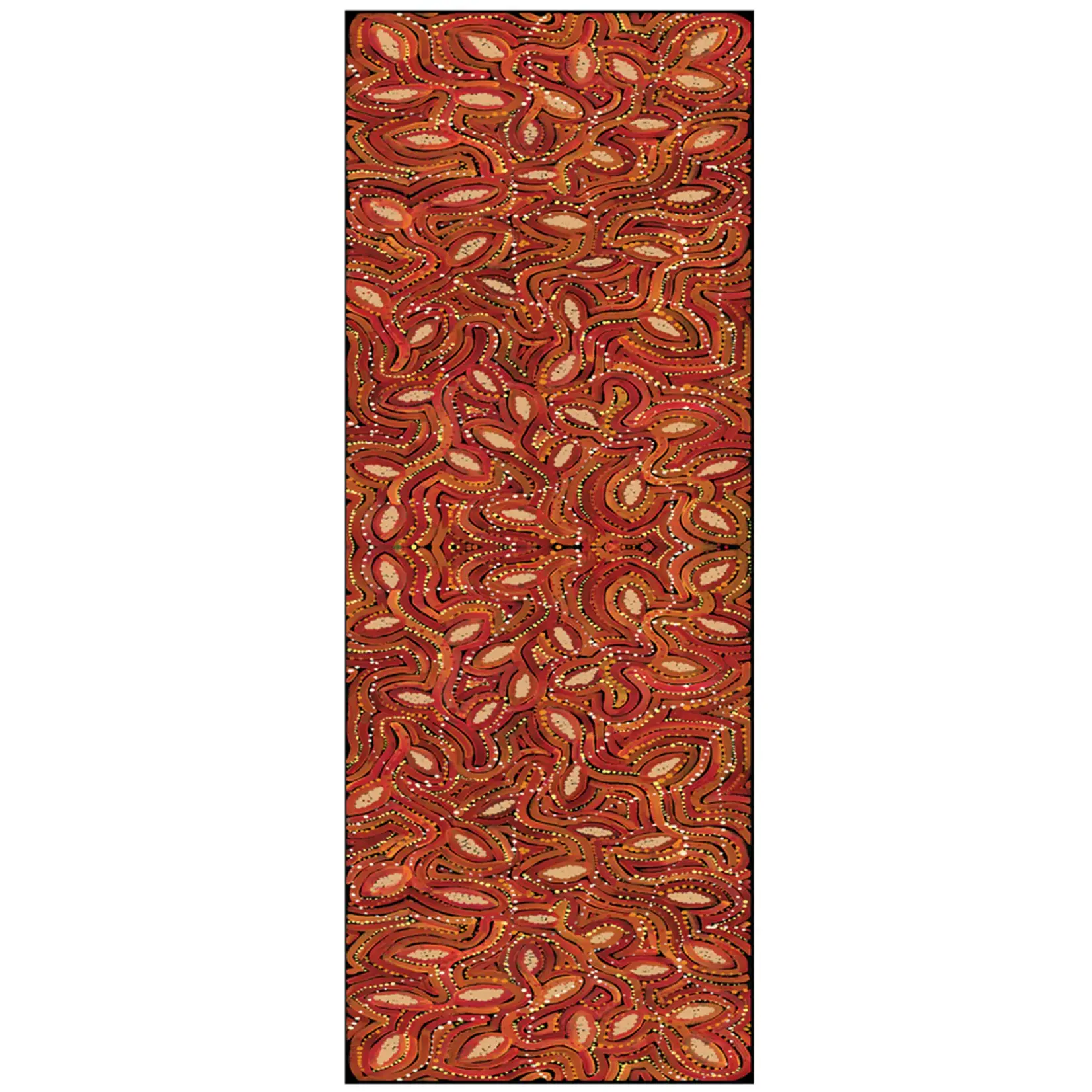 Mainie Merino Wool Scarf - Red Earth