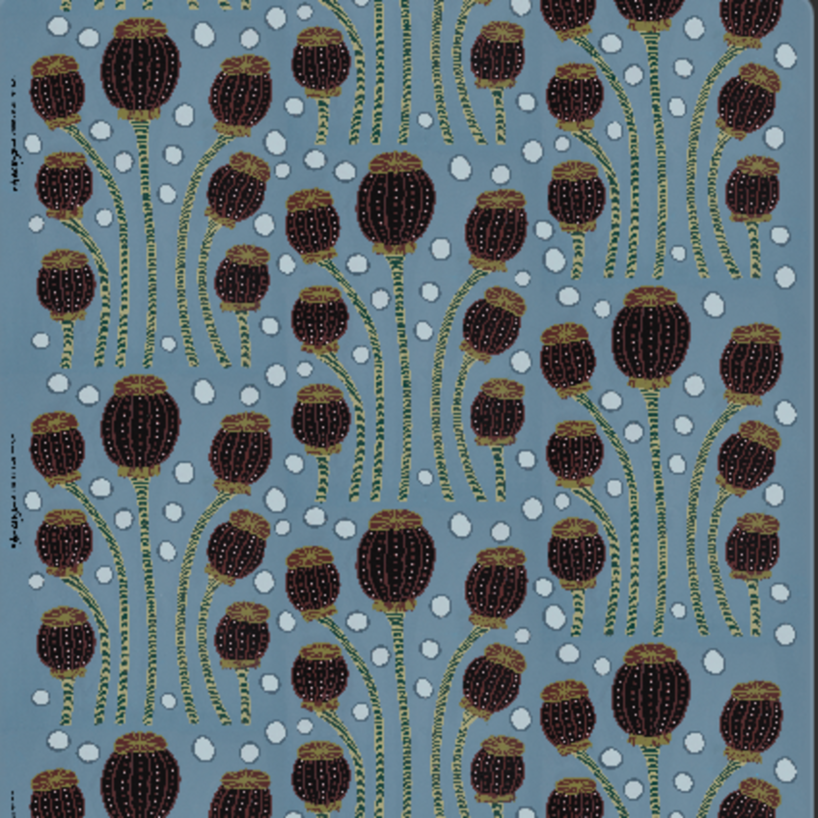 Maljah Cathy Snow, Seed Lilies 2025 | Textile Length
