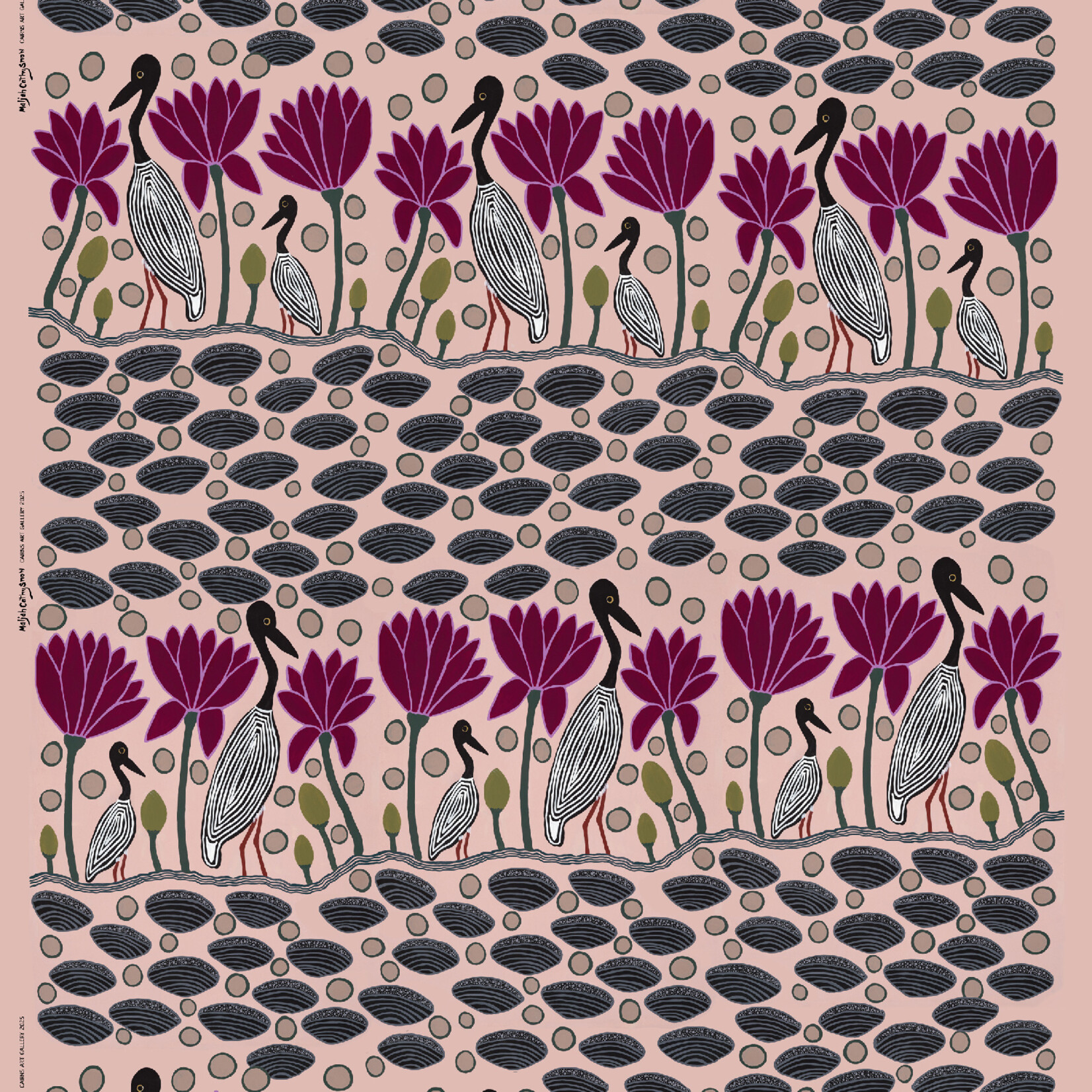 Maljah Cathy Snow, Jabirus 2025 | Textile Length