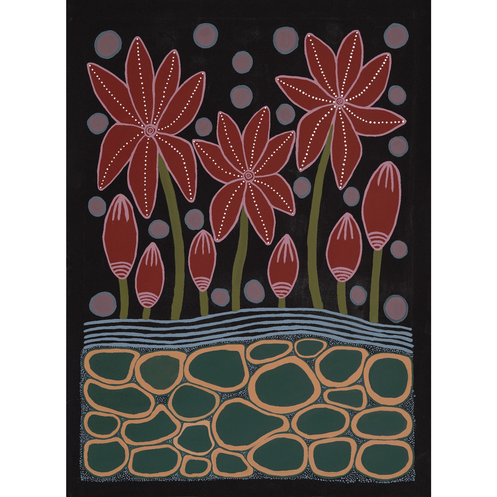 Maljah Cathy Snow, Waterlilies I 2024 | Open Edition Print