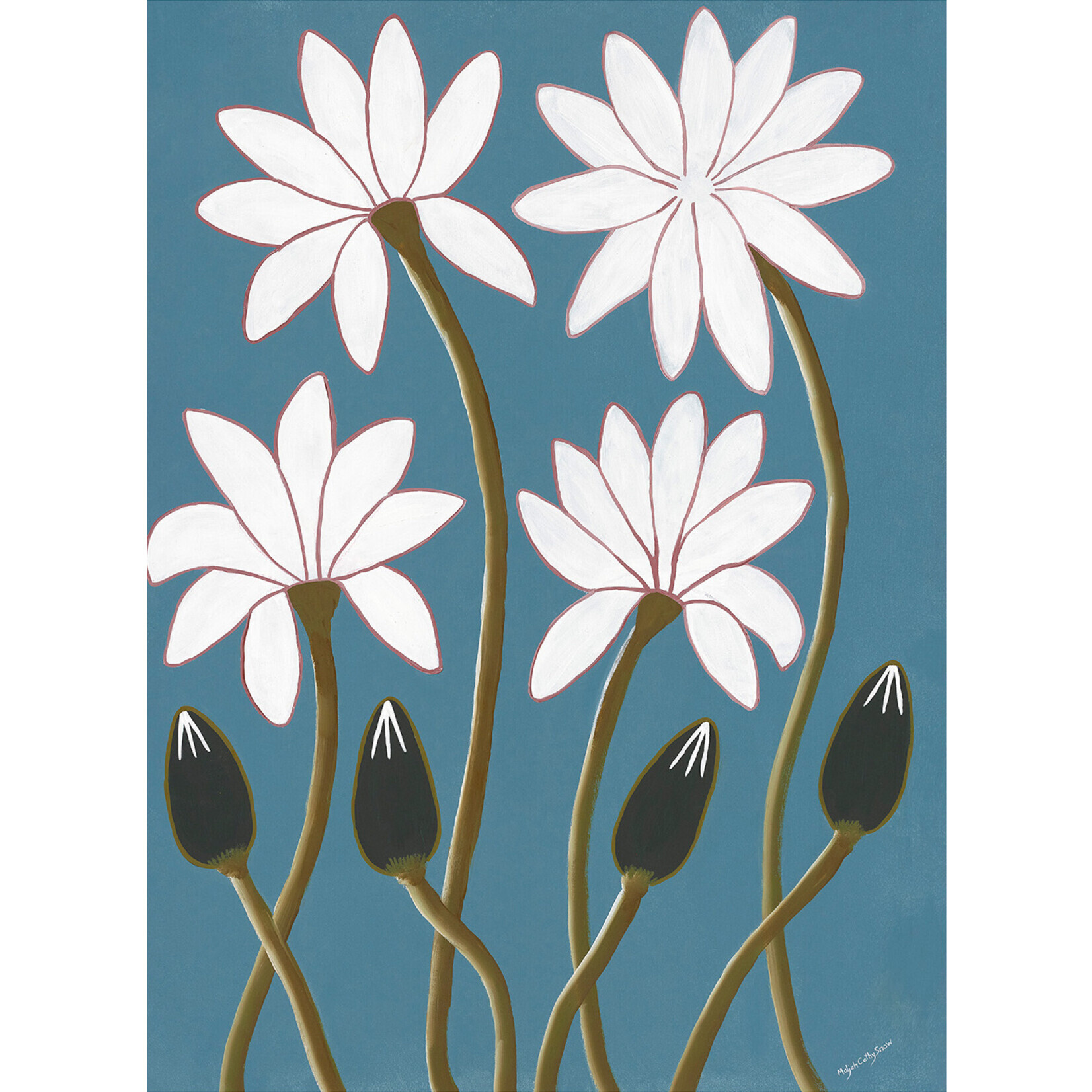 Maljah Cathy Snow, Waterlilies 2021 | Open Edition Print