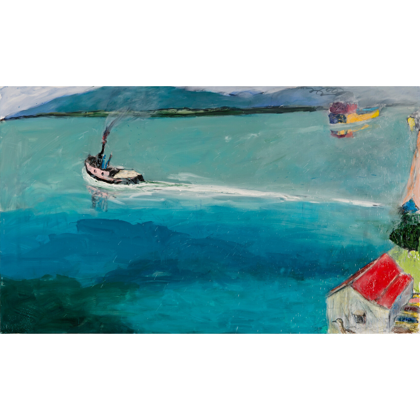 Peter Kingston, Feathered Muse, Trinity Inlet, Cairns | Open Edition Print