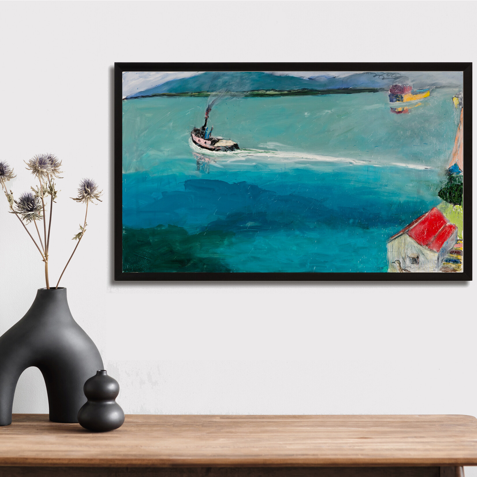 Peter Kingston, Feathered Muse, Trinity Inlet, Cairns | Open Edition Print