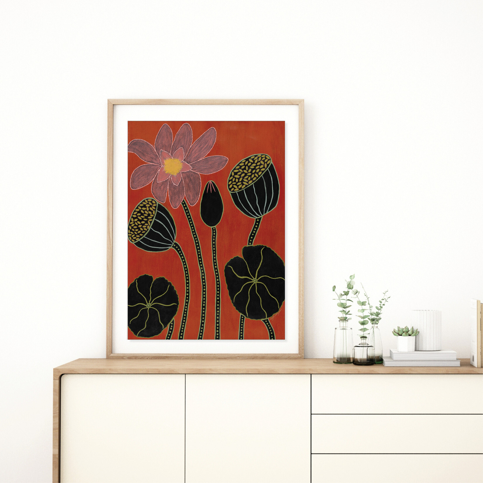 Maljah Cathy Snow, Lotus 2020 | Open Edition Print