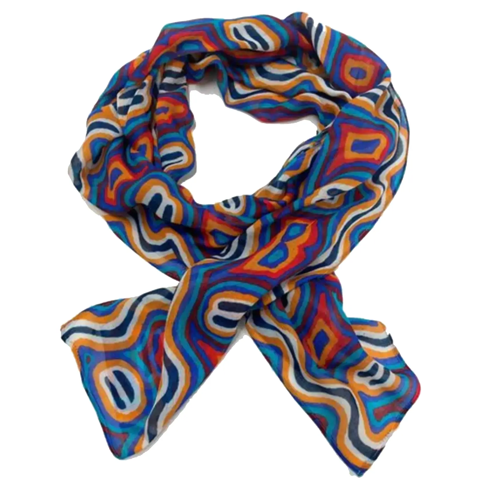 Mainie Modal (Vegan Wool) Scarf - Rain Bird