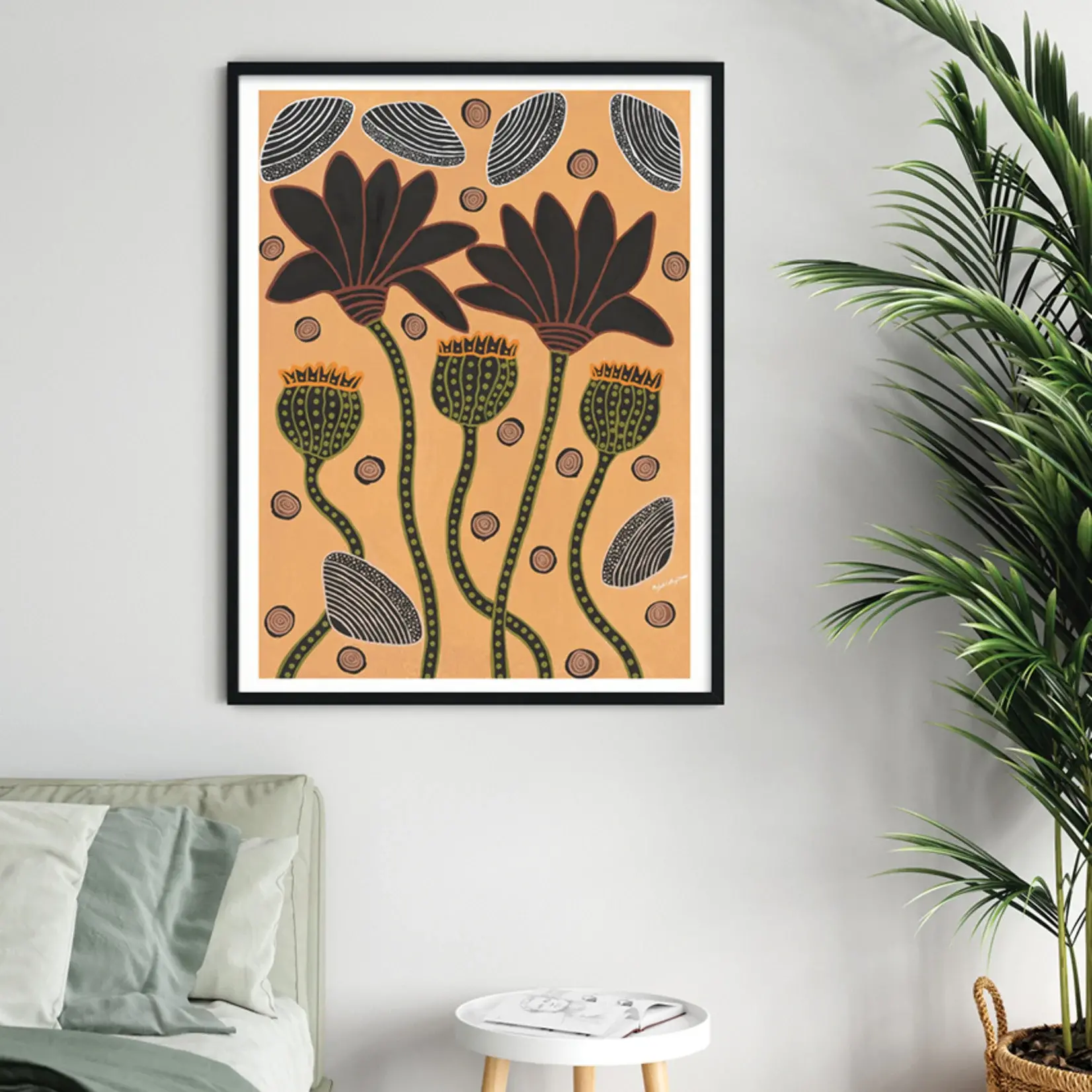 Maljah Cathy Snow, Waterlilies, Freshwater Mussels and Seedlillies 2021| Open Edition Print