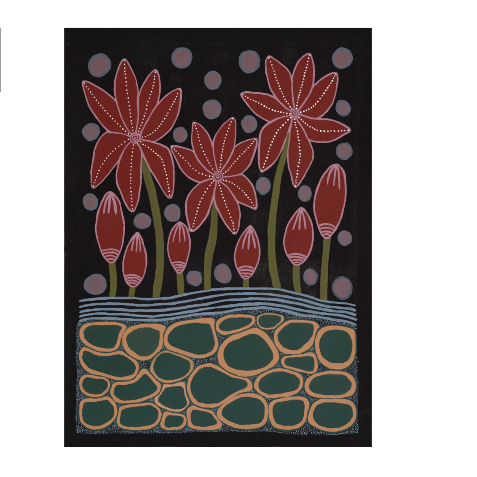Maljah Cathy Snow, Waterlilies I 2024 | Open Edition Print
