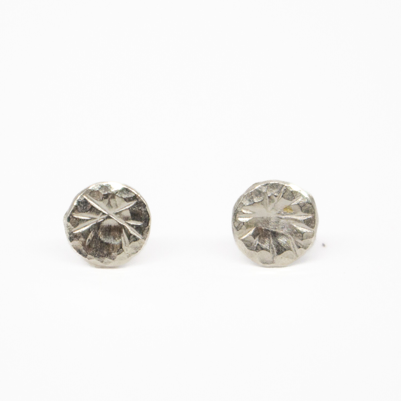 Handmade Sterling Silver Stud Earrings by Kate Hunter Designs