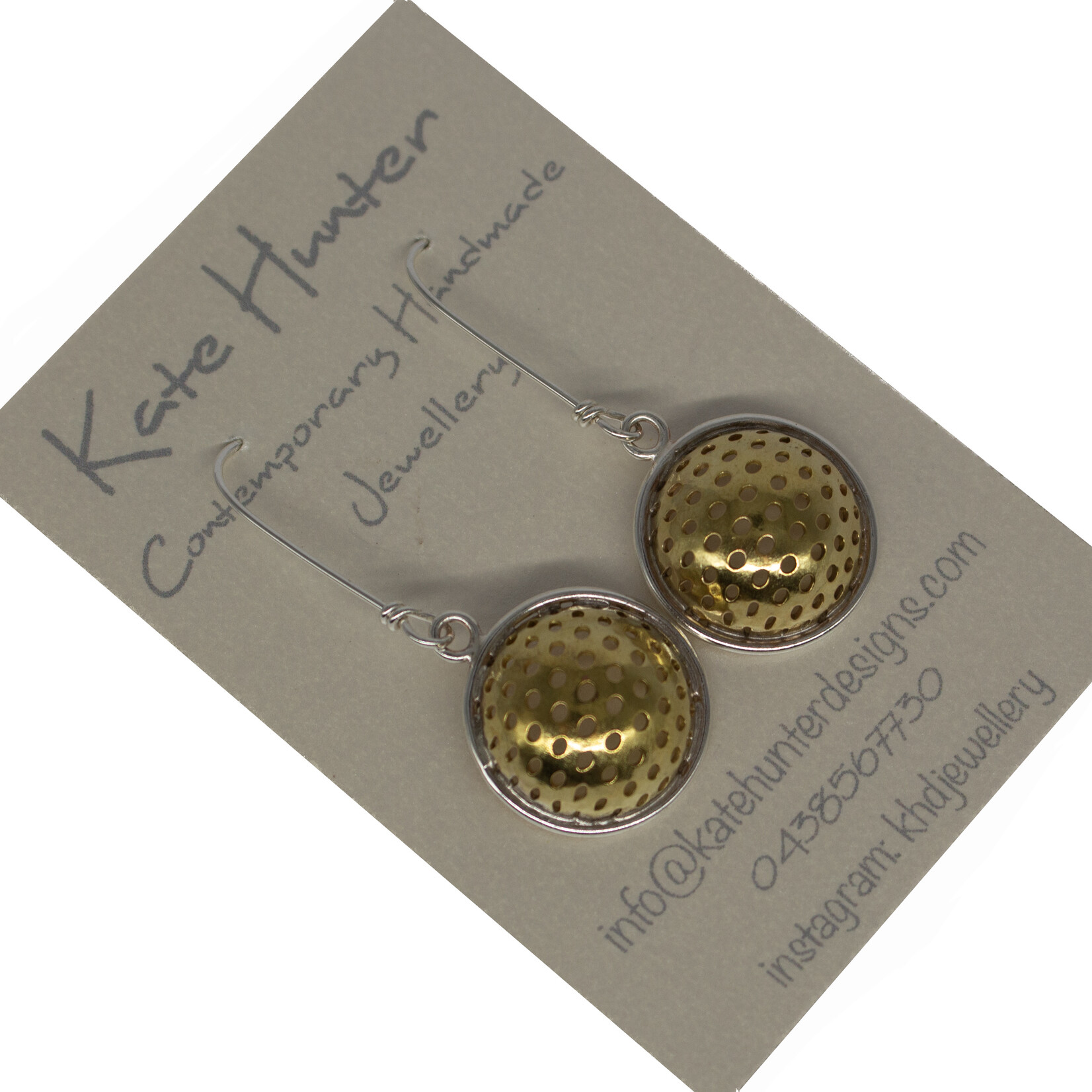 Handmade Sterling Silver Earrings by Kate Hunter Designs