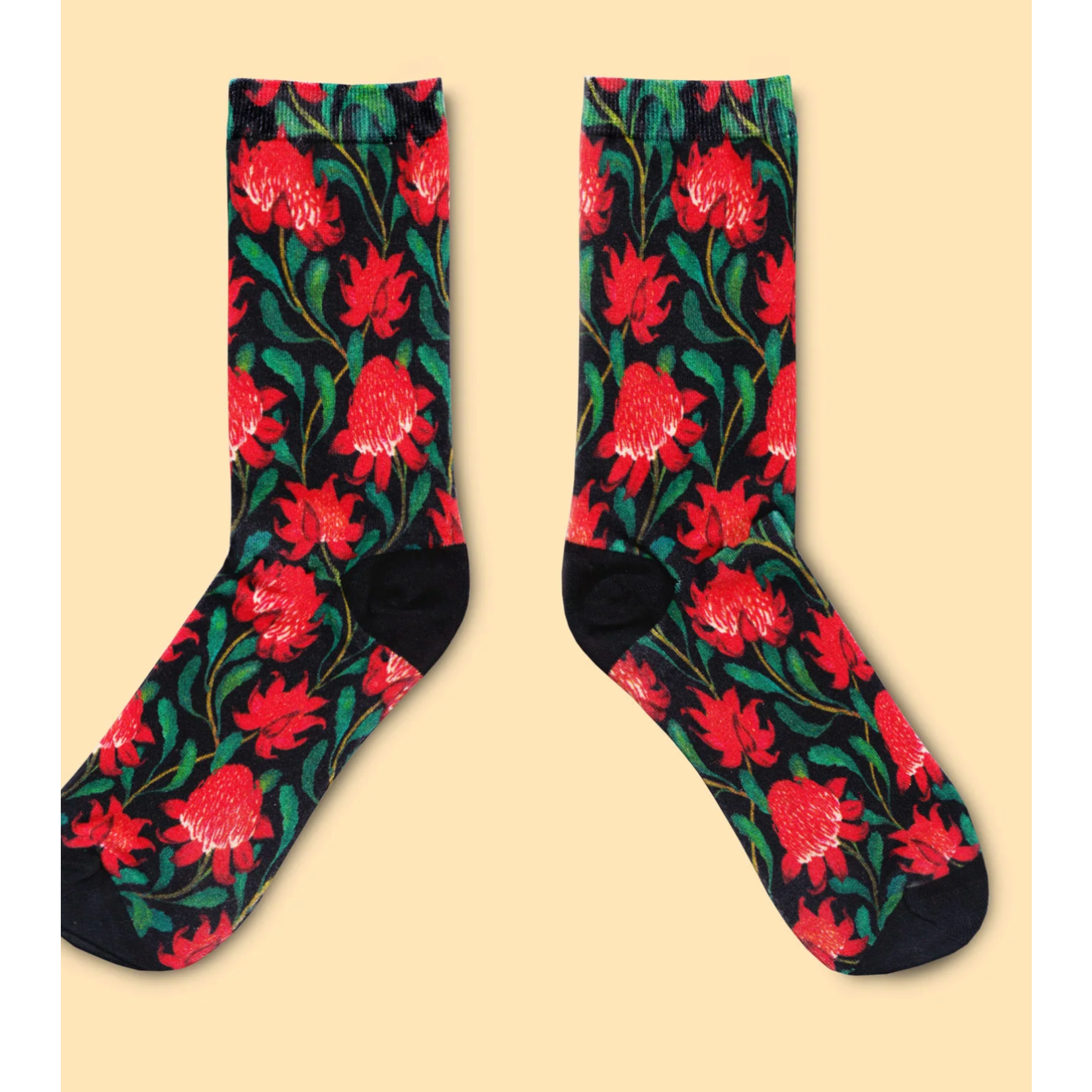 Julie White Socks - Waratah