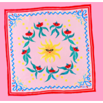 Julie White Silk Scarf, Sundance - 55 x 55cm