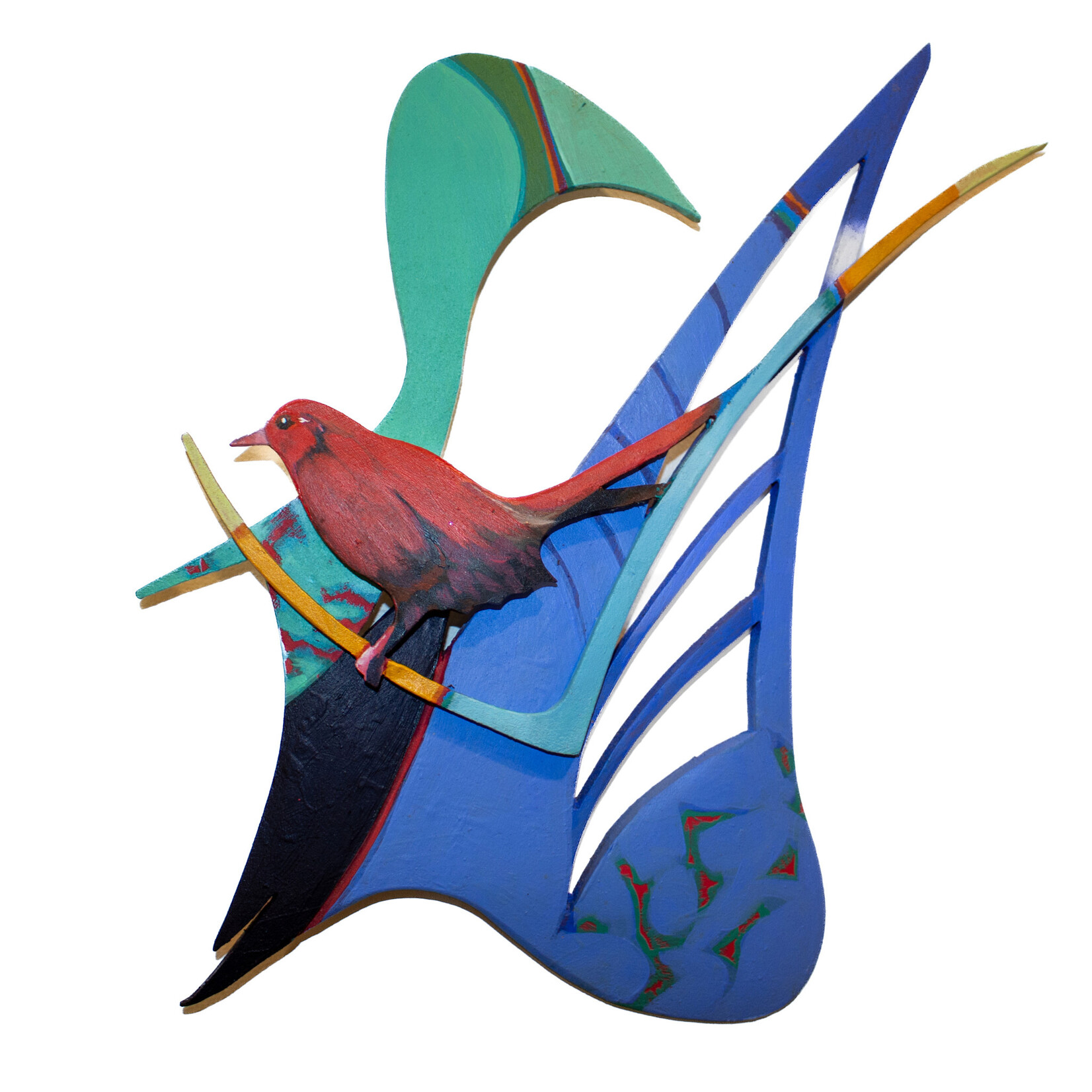 Roland Nancarrow, Crimson Finch 3 2024 | Sculpture