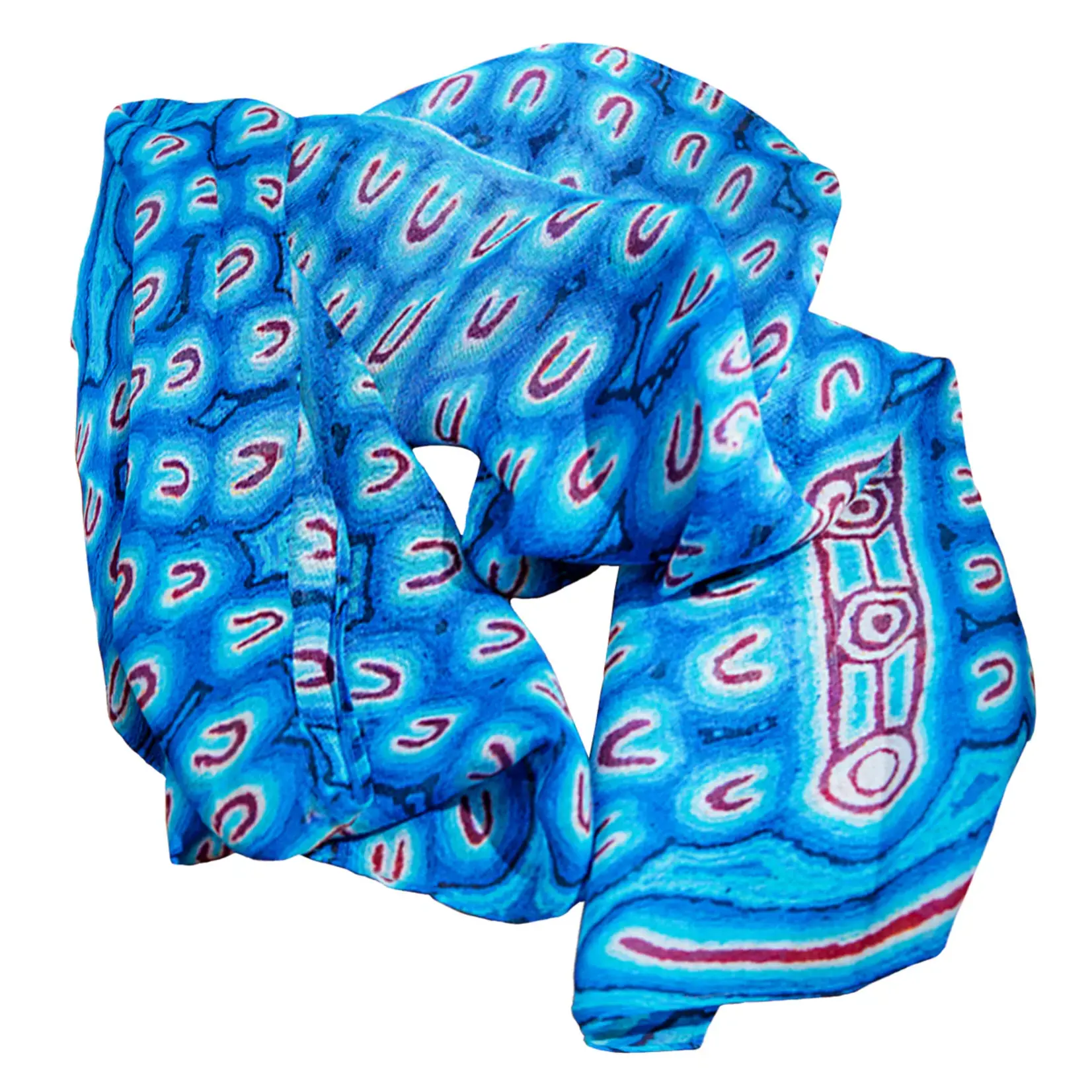 Mainie Modal (Vegan Wool) Scarf - Storm Bird