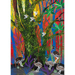 Melanie Hava, Cassowaries and Juvenile Chicks 2020 |  Open Edition Print