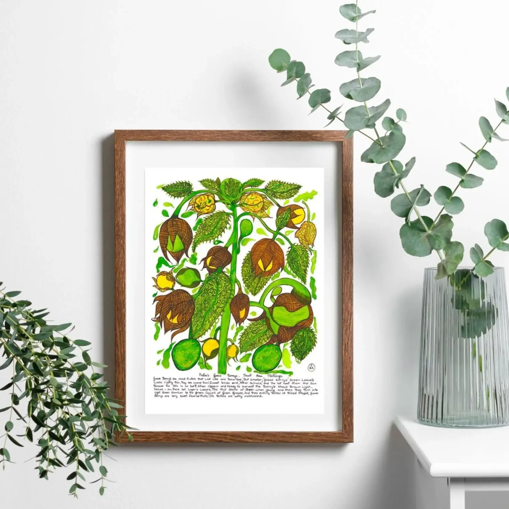 Heather Wunjarra Koowootha, Goose Berries 2019-20 | Open Edition Print