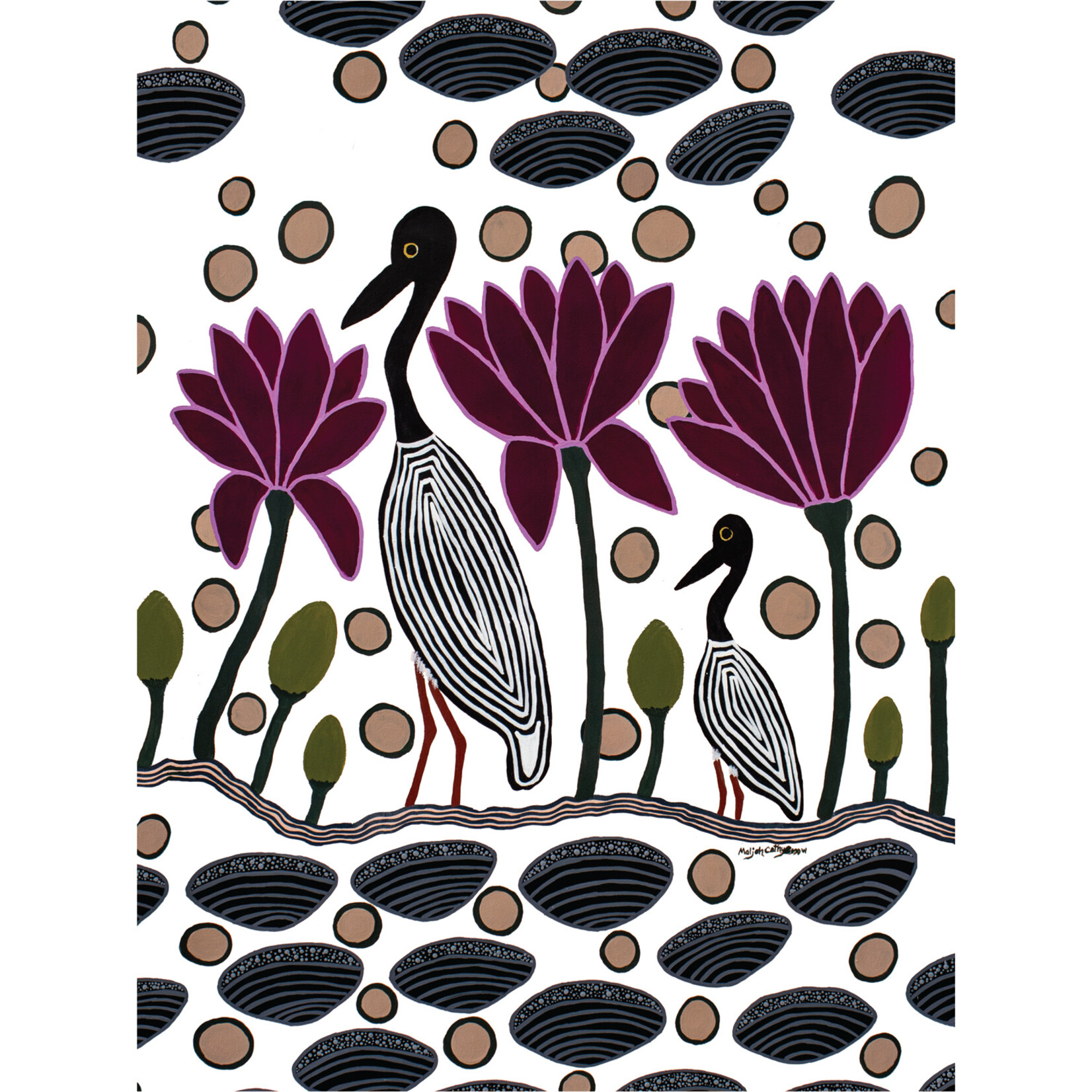 Maljah Cathy Snow, Jabiru | Tea Towel