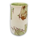 Mollie Bosworth, Green Ant Vase with Glazed Interior | Porcelain