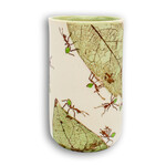 Mollie Bosworth, Green Ant Vase with Glazed Interior | Porcelain