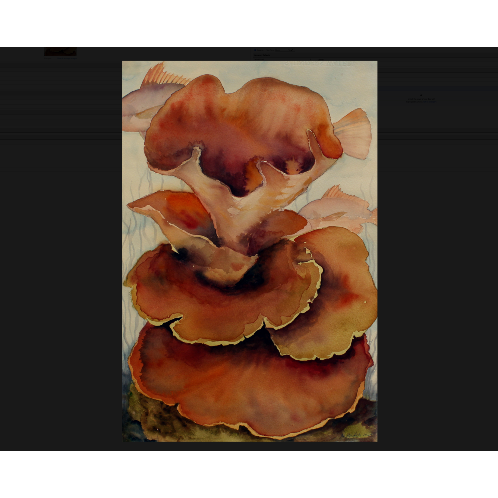 Hannah Parker, Coral Icon 2024 | Original Painting