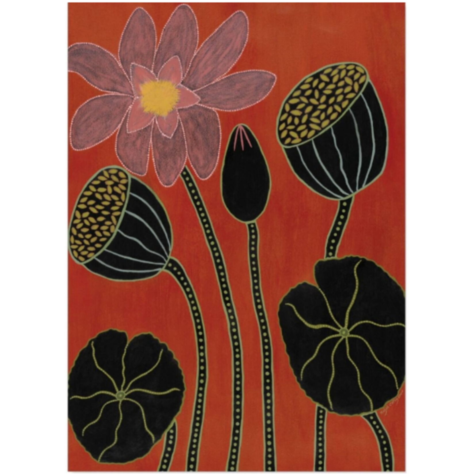 Maljah Cathy Snow, Lotus 2020 | Open Edition Print