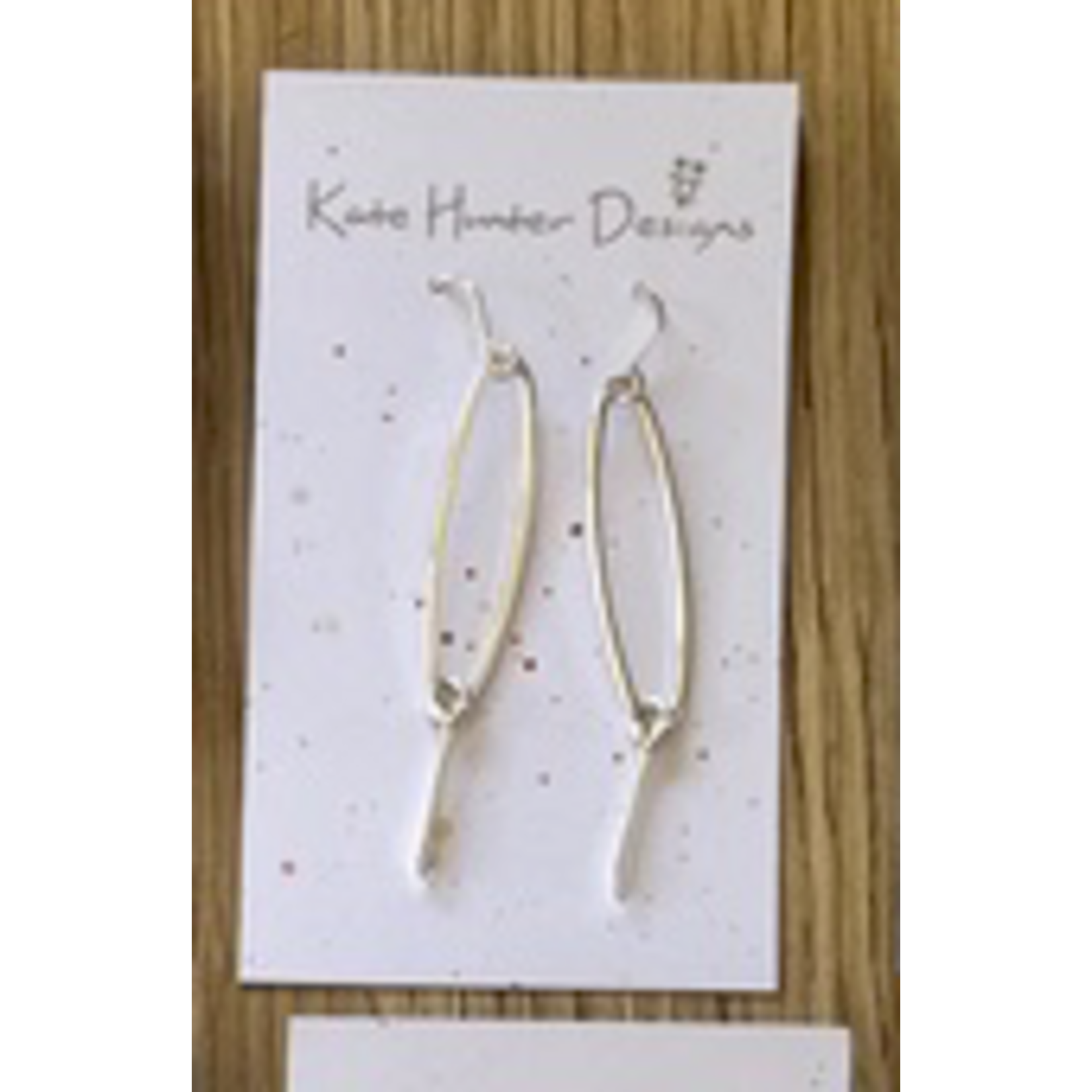 Handmade Silver & Brass Earrings by Kate Hunter Designs