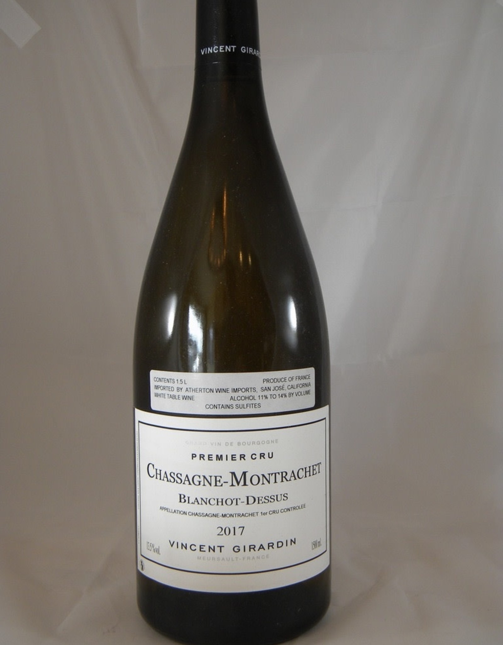 V Girardin Chassagne Montrachet Blanchots Dessus Magnum 2017