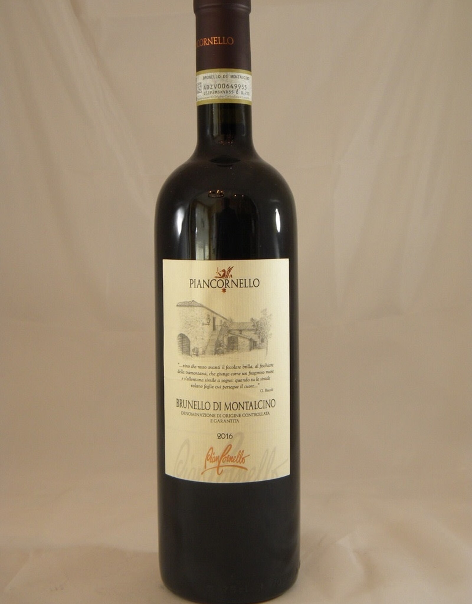 Piancornello Piancornello Brunello di Montalcino 2019