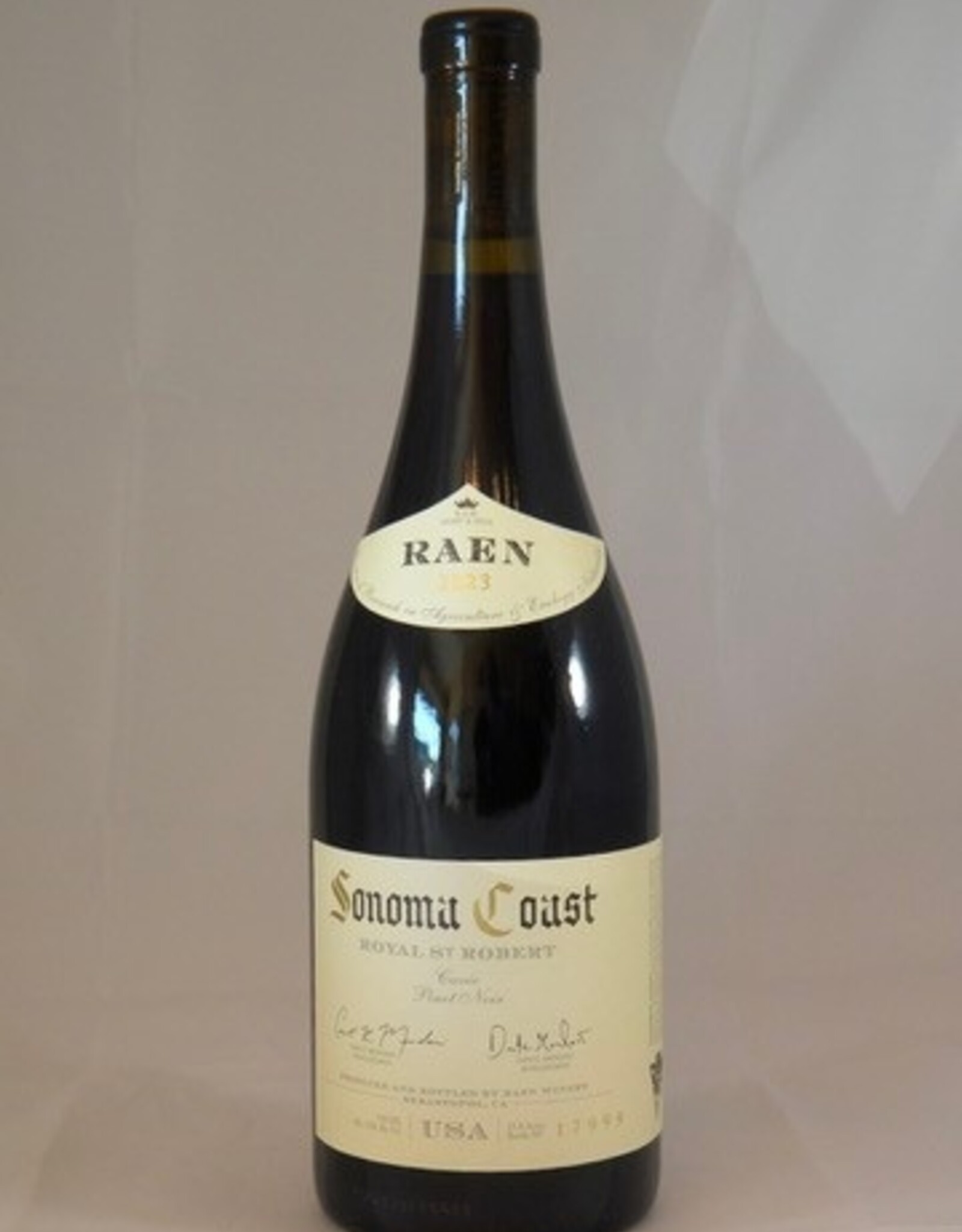 Raen Raen Pinot Noir Sonoma Coast Royal St. Robert 2023