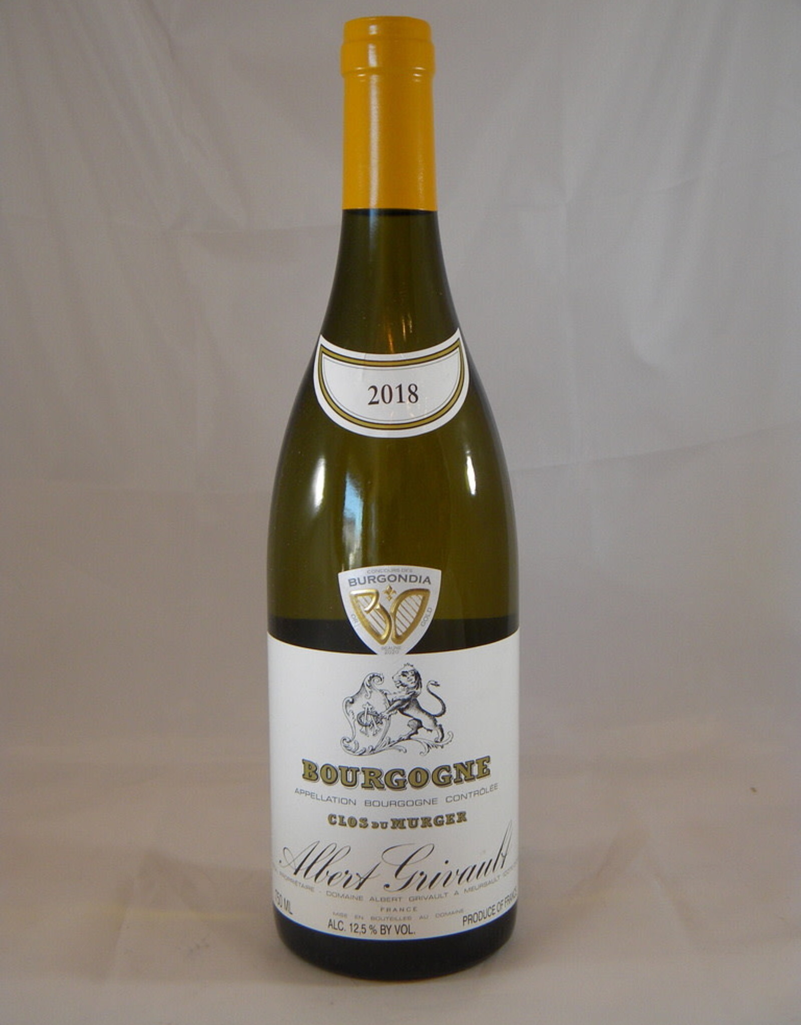 Albert Grivault Bourgogne Blanc Clos du Murger 2023