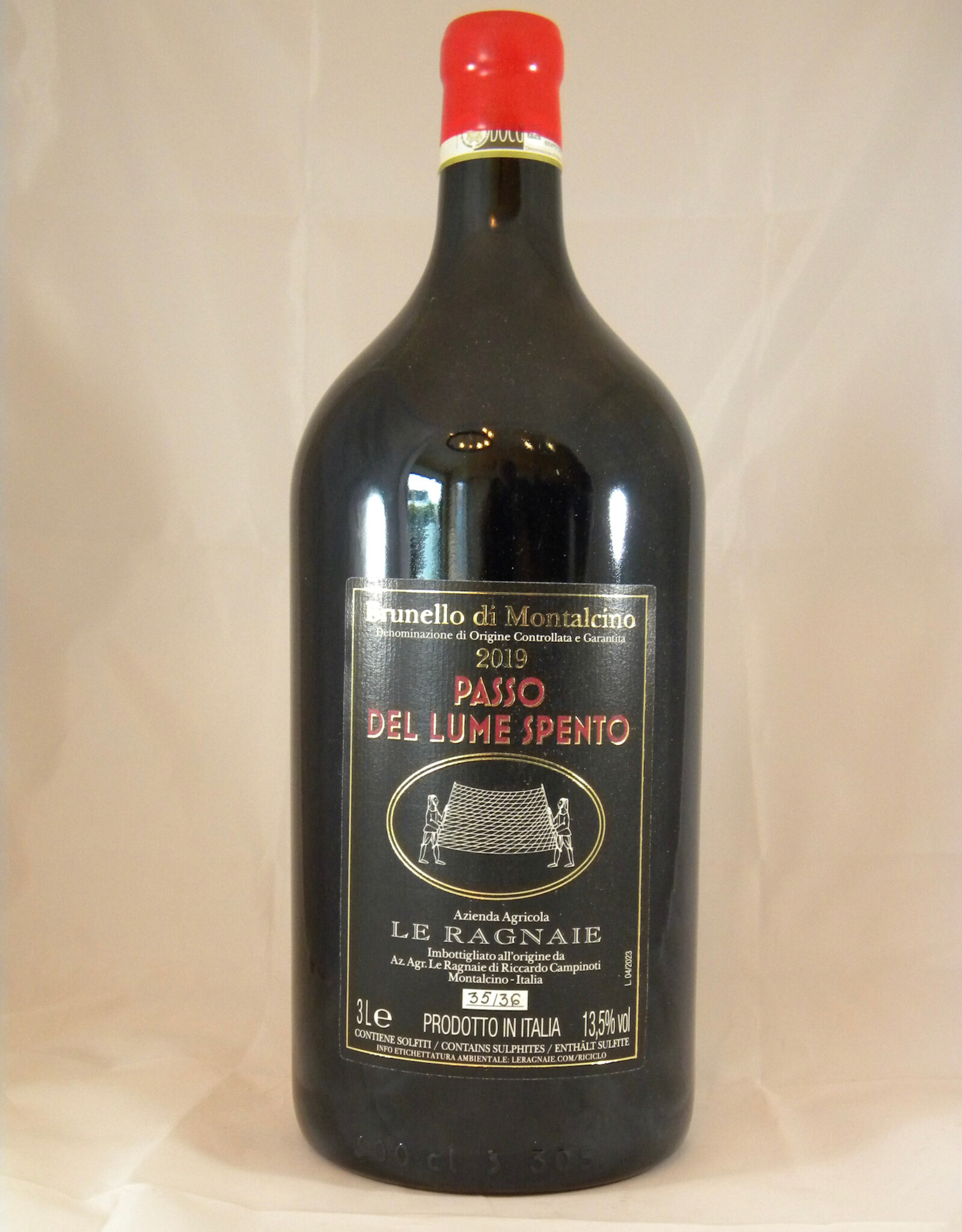 Le Ragnaie Brunello Lume Spento 2019 3Liter