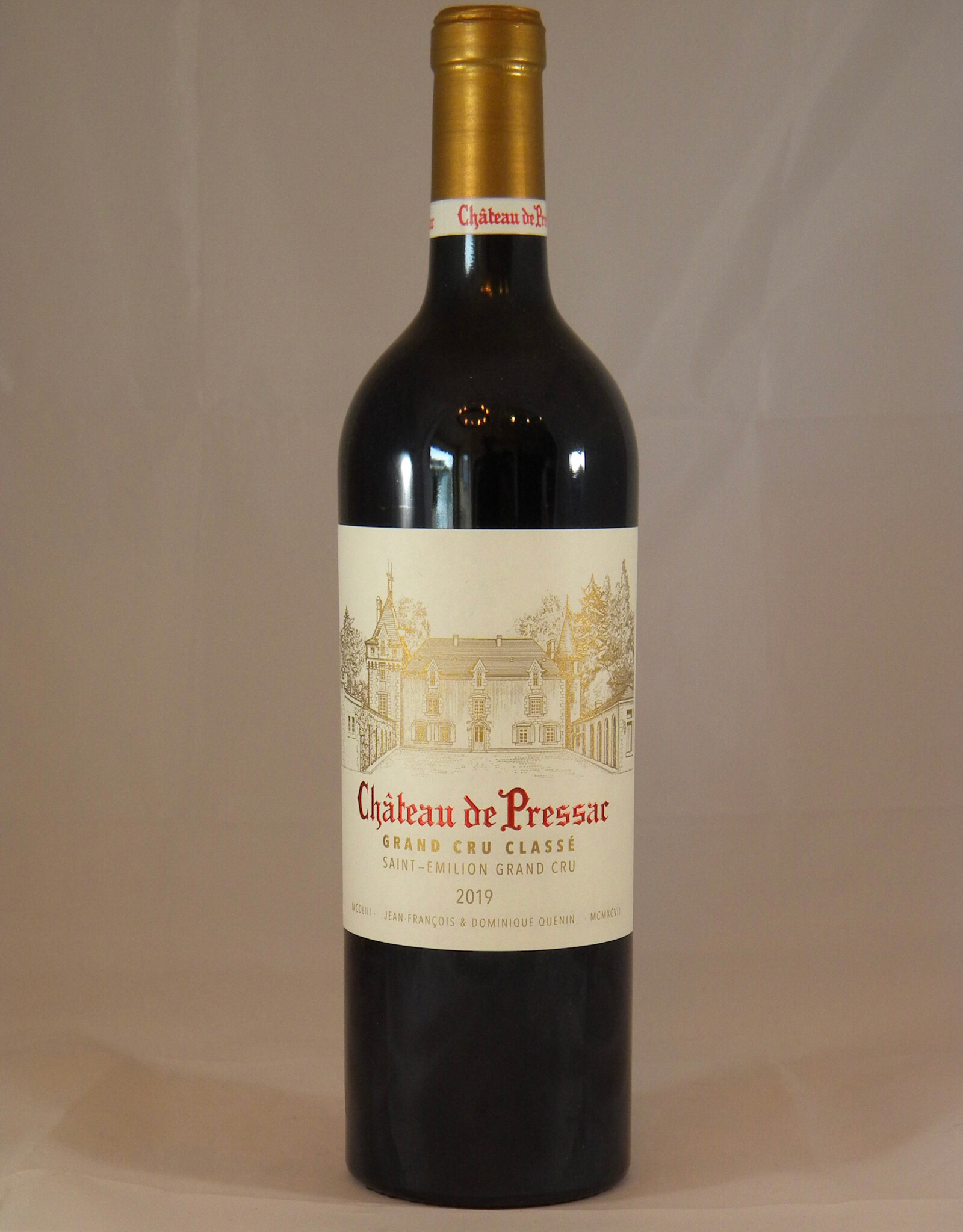 Ch de Pressac St Emilion Grand Cru 2019