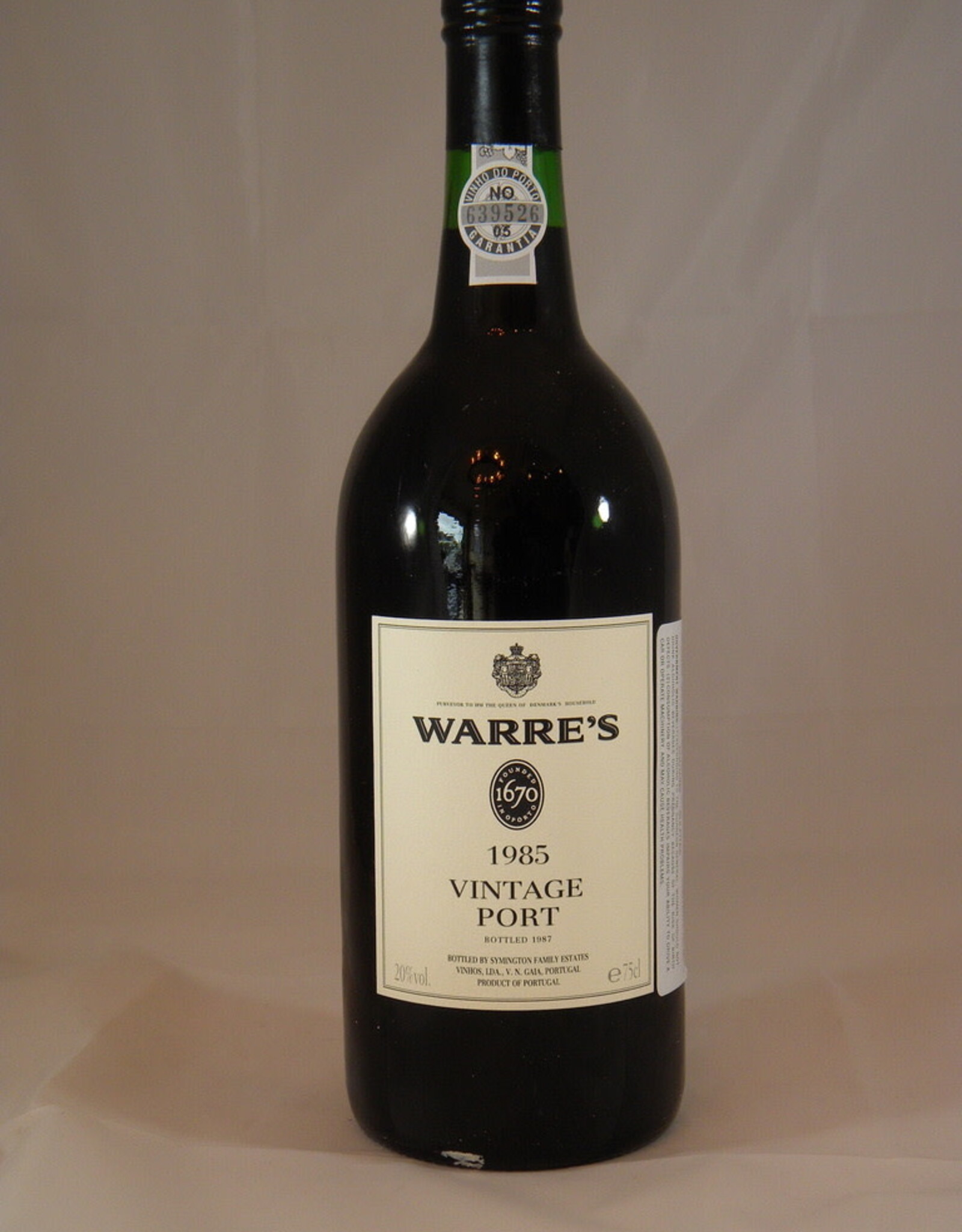 Warre's Vintage Port 1985