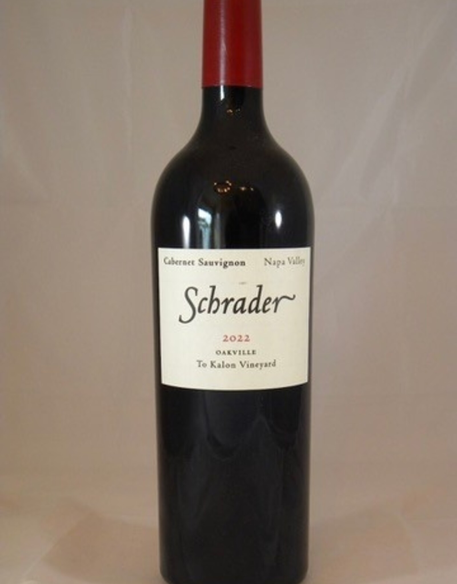 Schrader Cabernet To Kalon Napa 2022