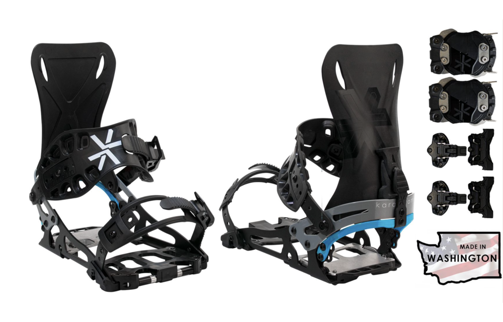 Karakoram Nomad + Split Interface Snowboard Bindings 2022