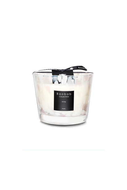 BAOBAB WHITE PEARLS CANDLE