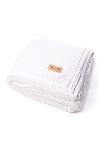 PEACOCK ALLEY ALL SEASONS BLANKET WHITE